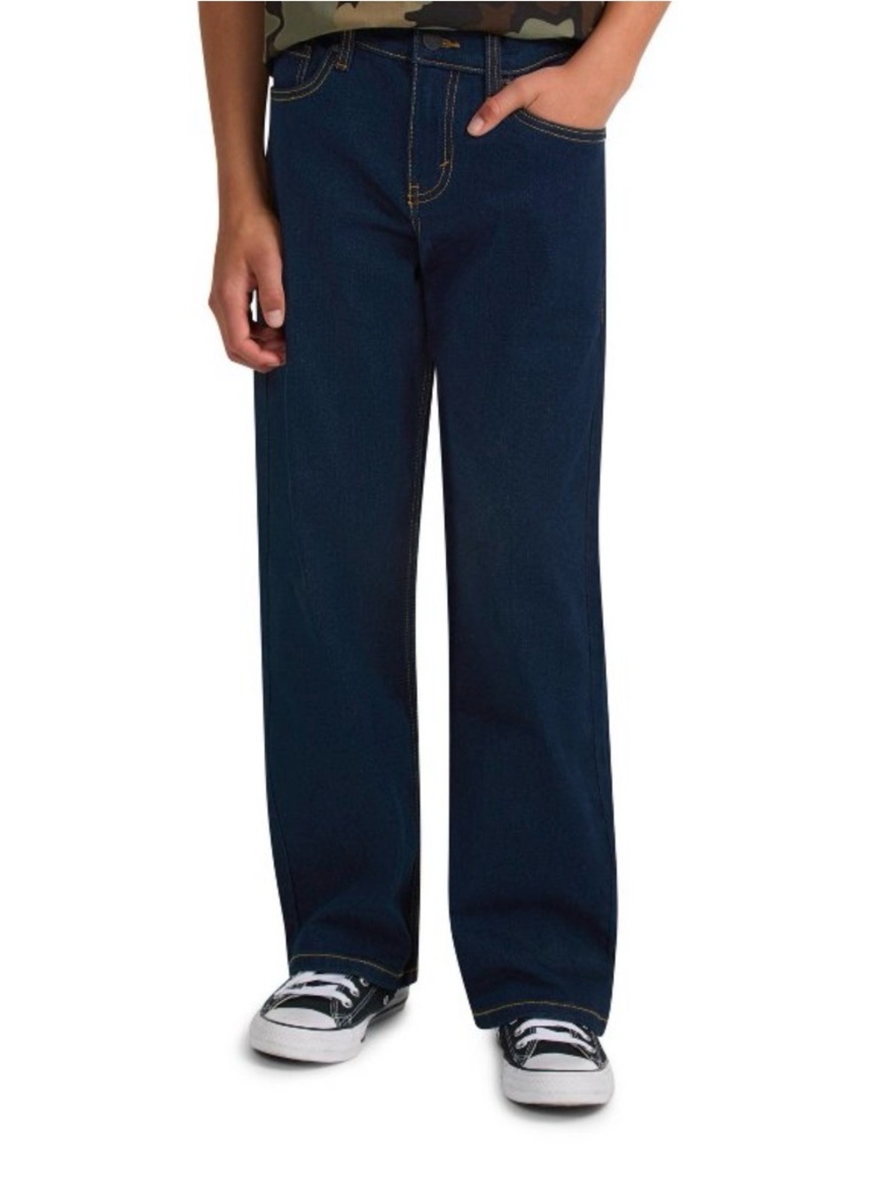 Levi's boys loose straight Dark wash fit jeans